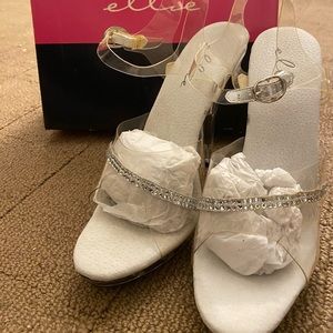 Ellie Clear Platform Shoe, NWB